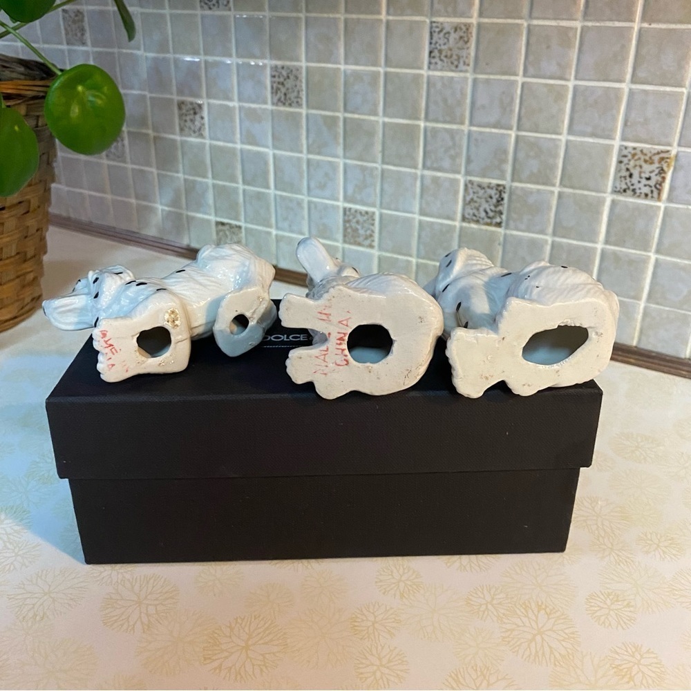Vintage Dalmatian trio figurine set - Picture 5 of 5